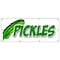 Signmission PICKLES BANNER SIGN sour fried dill kosher pickle B-96 Pickles - alternate 1